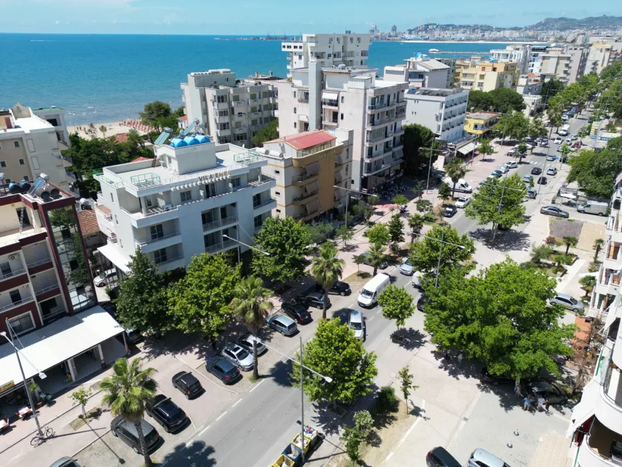 Building exterior from above